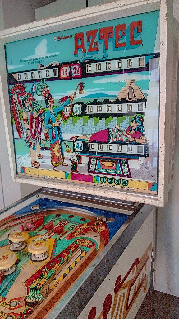 Flipperkast  AZTEC  Williams, Collections, Enlèvement, Utilisé, Flipper (jeu), Williams