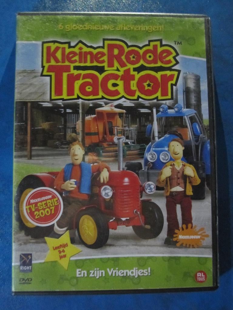 Kleine rode tractor - En zijn vriendjes, Cd's en Dvd's, Dvd's | Kinderen en Jeugd, Zo goed als nieuw, Avontuur, Alle leeftijden