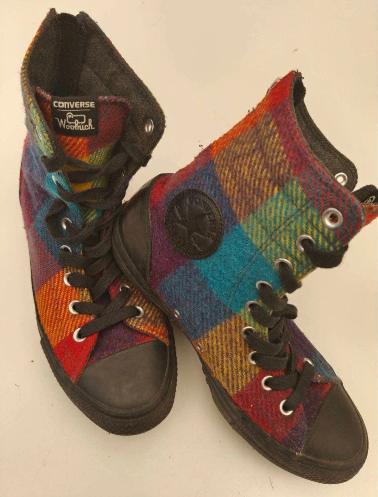 CONVERSE CHUCK TAYLOR X WOOLRICH (ÉDITION LIMITÉE) (38,5), Enlèvement ou Envoi, Converse, Comme neuf, Baskets