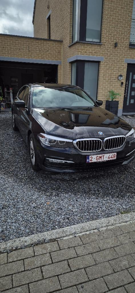 Bmw 520d, Auto's, 4 deurs, Euro 6, Zwart, Leder