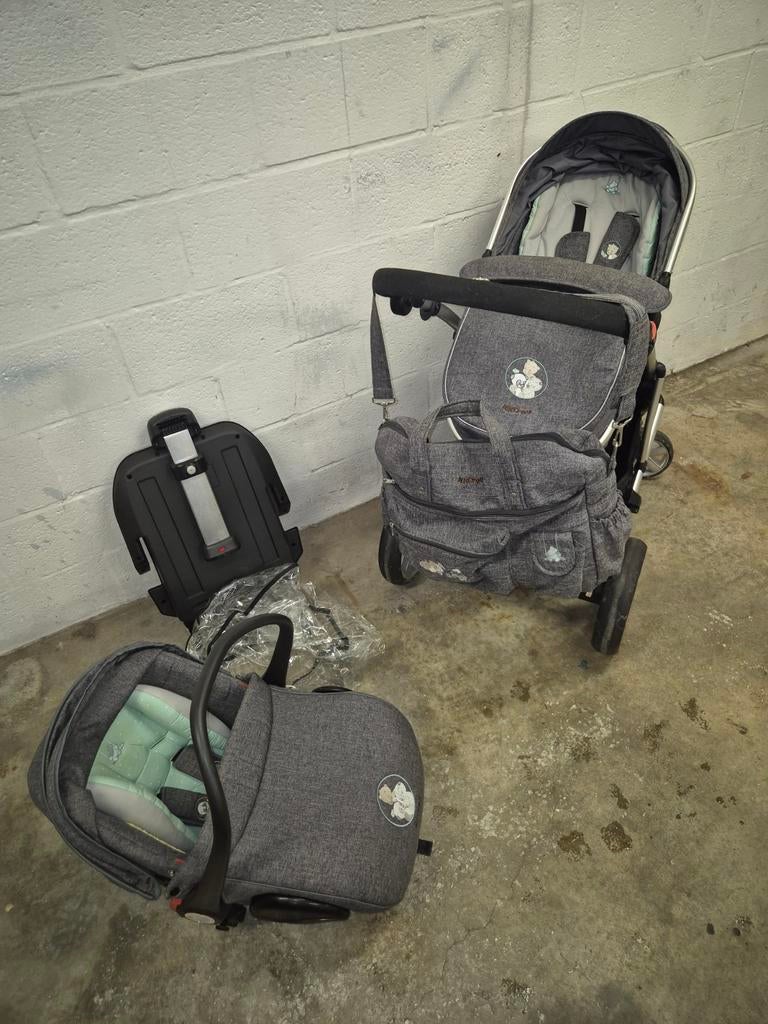 Pousette trio Nattou + base isofix, Enfants & Bébés, Poussette