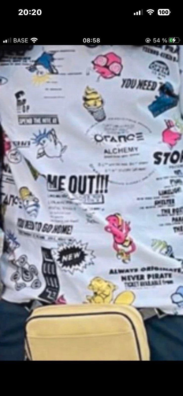 T-shirt 'Cartoon Flyer' | Kenzo origina tailleL vraiment, Enlèvement ou Envoi