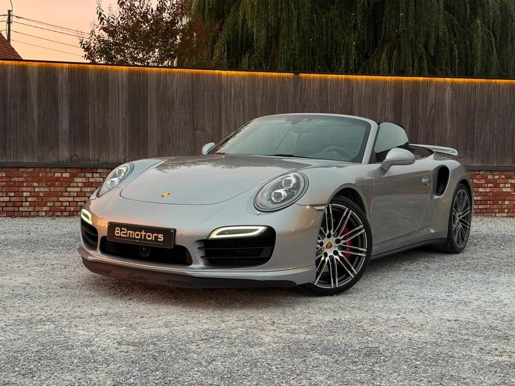 Porsche 911 turbo/991.1/PASM/PDLS+/ACC/Porsche OHB/521 CV, Autos, Cuir, Argent ou Gris, Achat, Entreprise
