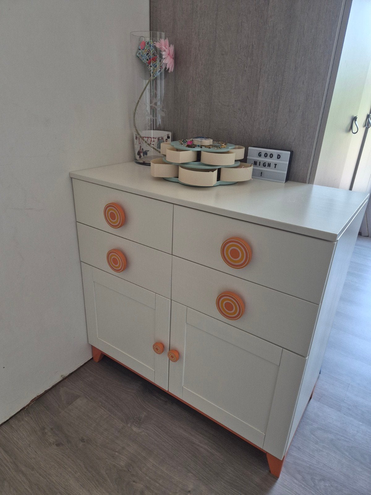 Lage kast slaapkamer, Ophalen, Gebruikt, 50 tot 100 cm, 3 of 4 laden