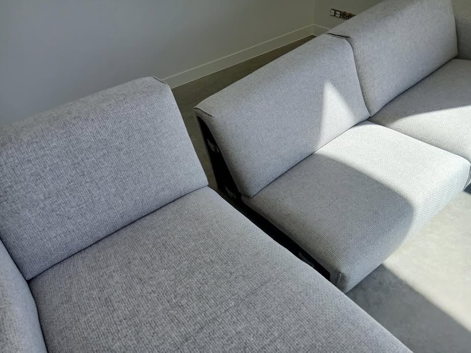Prachtige en comfortabele Montèl zetel., Maison & Meubles, Trois personnes, Tissus, 100 à 125 cm, 250 à 300 cm