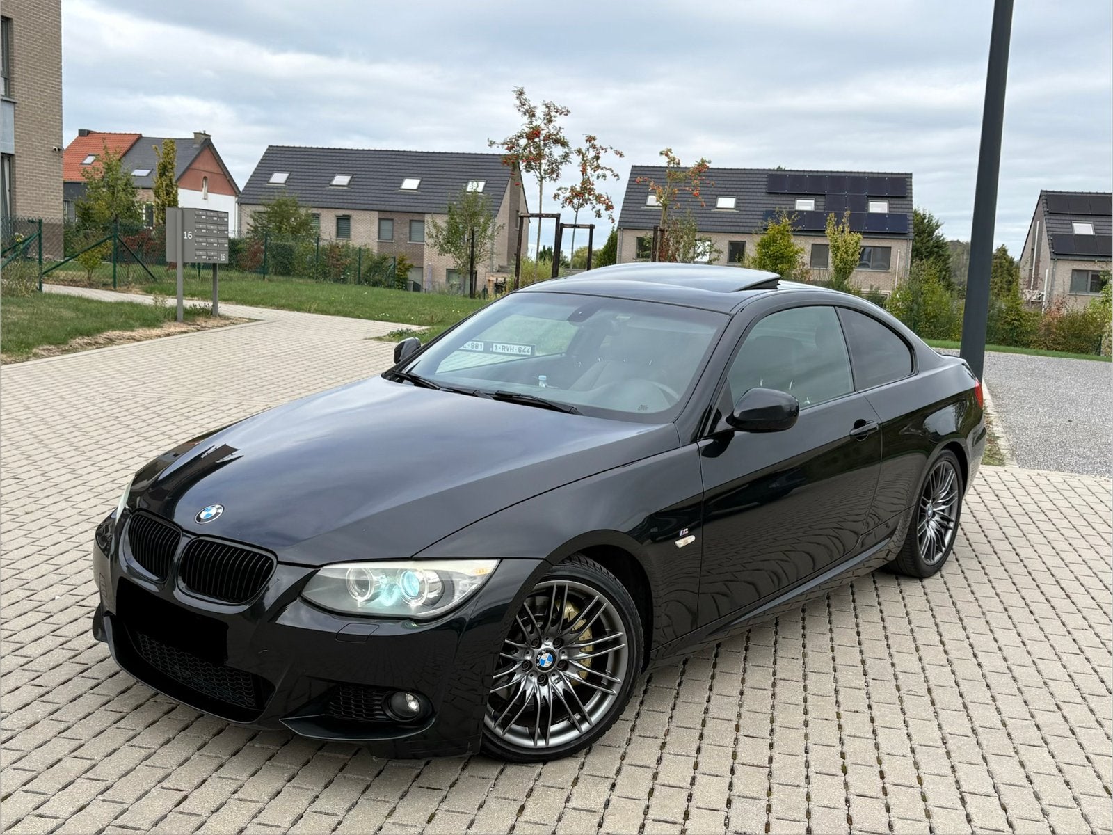BMW 320D e92 // prête à immatriculer // M-Pack // NEUF //, Cuir, Euro 5, Achat, Noir