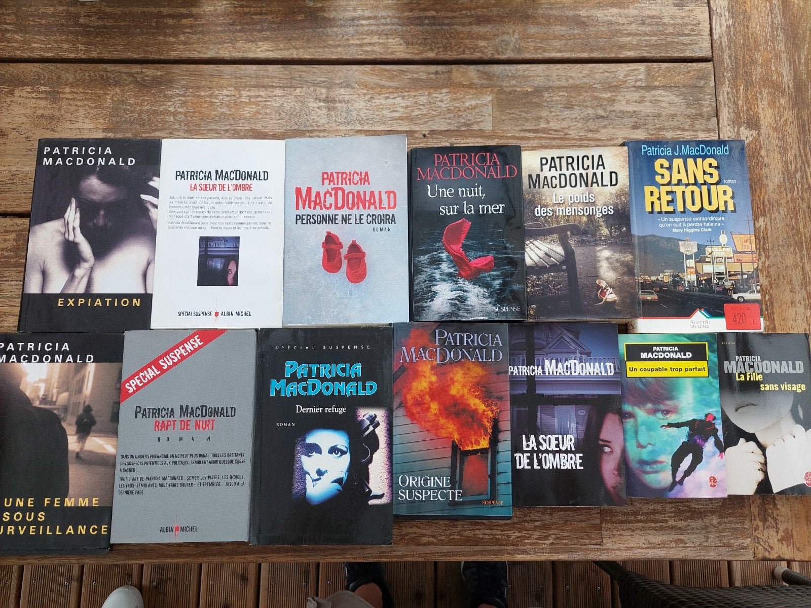 Ensemble de Romans de Patricia MacDonald, Livres, Enlèvement, Utilisé, Ross et Patricia MacDonald