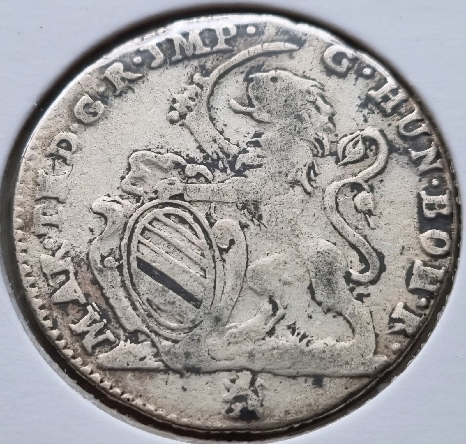 Escalin 1752 (Brugge) Maria Theresia, Postzegels en Munten, Munten | België, Ophalen of Verzenden, Losse munt, Zilver