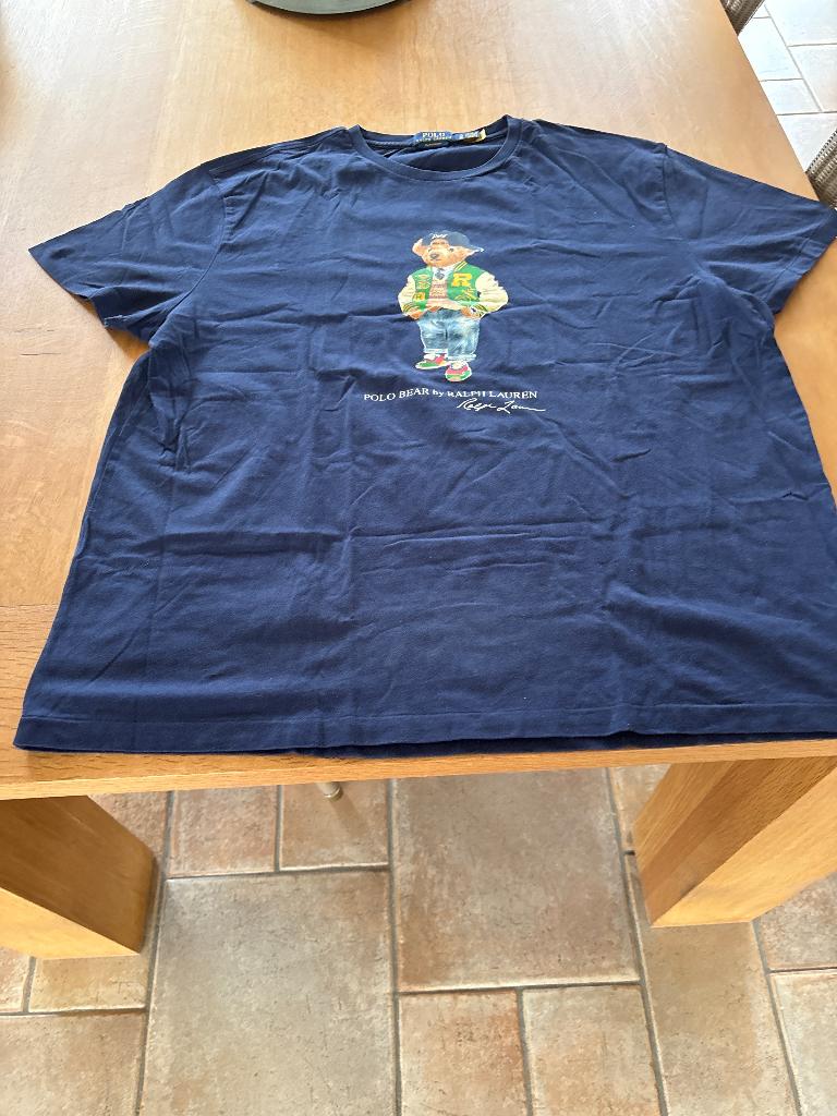 T shirt Ralph Lauren Polo Bear XL, Blauw, Ralph Lauren, Maat 56/58 (XL), Ophalen of Verzenden