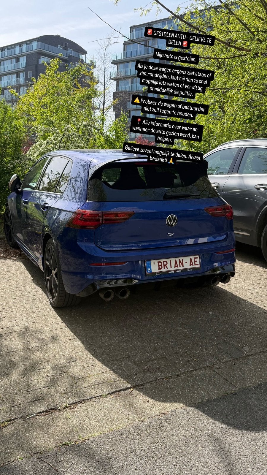 Gestolen golf 8 R, Ophalen of Verzenden
