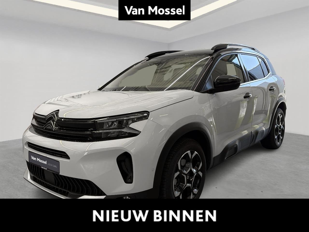 Citroën C5 Aircross Hybrid 145 ch/pk Automatic MAX, Auto's, Stof, 129 g/km, Wit, Bedrijf
