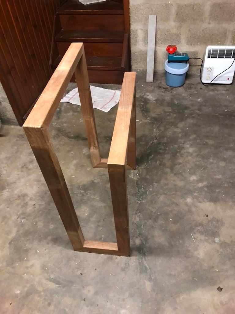 Porte essuis en bois exotique pour salle de bain, Enlèvement, Comme neuf