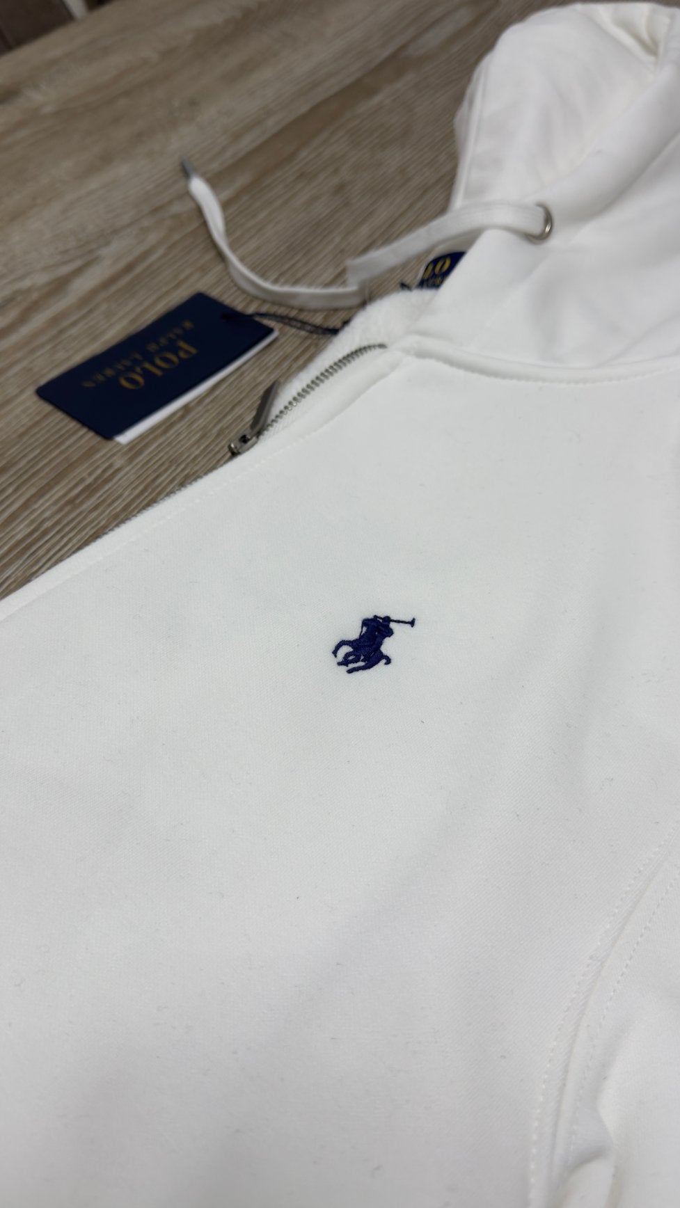 Ralph Lauren zip-up, Ophalen of Verzenden, Nieuw, Maat 48/50 (M), Wit