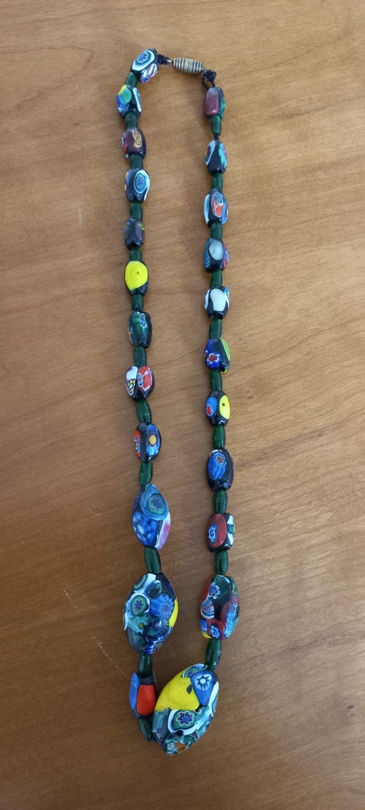 Mooie halsketting  ( Murano  Millefiori ), Ophalen of Verzenden