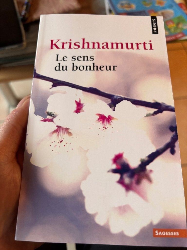 Le sens du bonheur (Krishnamurti), Enlèvement ou Envoi, Neuf, Krishnamurti