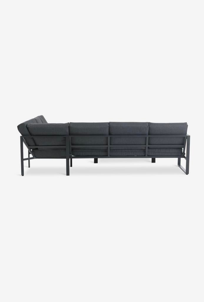 Nieuwe loungeset in aluminium met verstelbare tafel, Tuin en Terras, Tuinsets en Loungesets, Ophalen, 6 zitplaatsen, Loungeset
