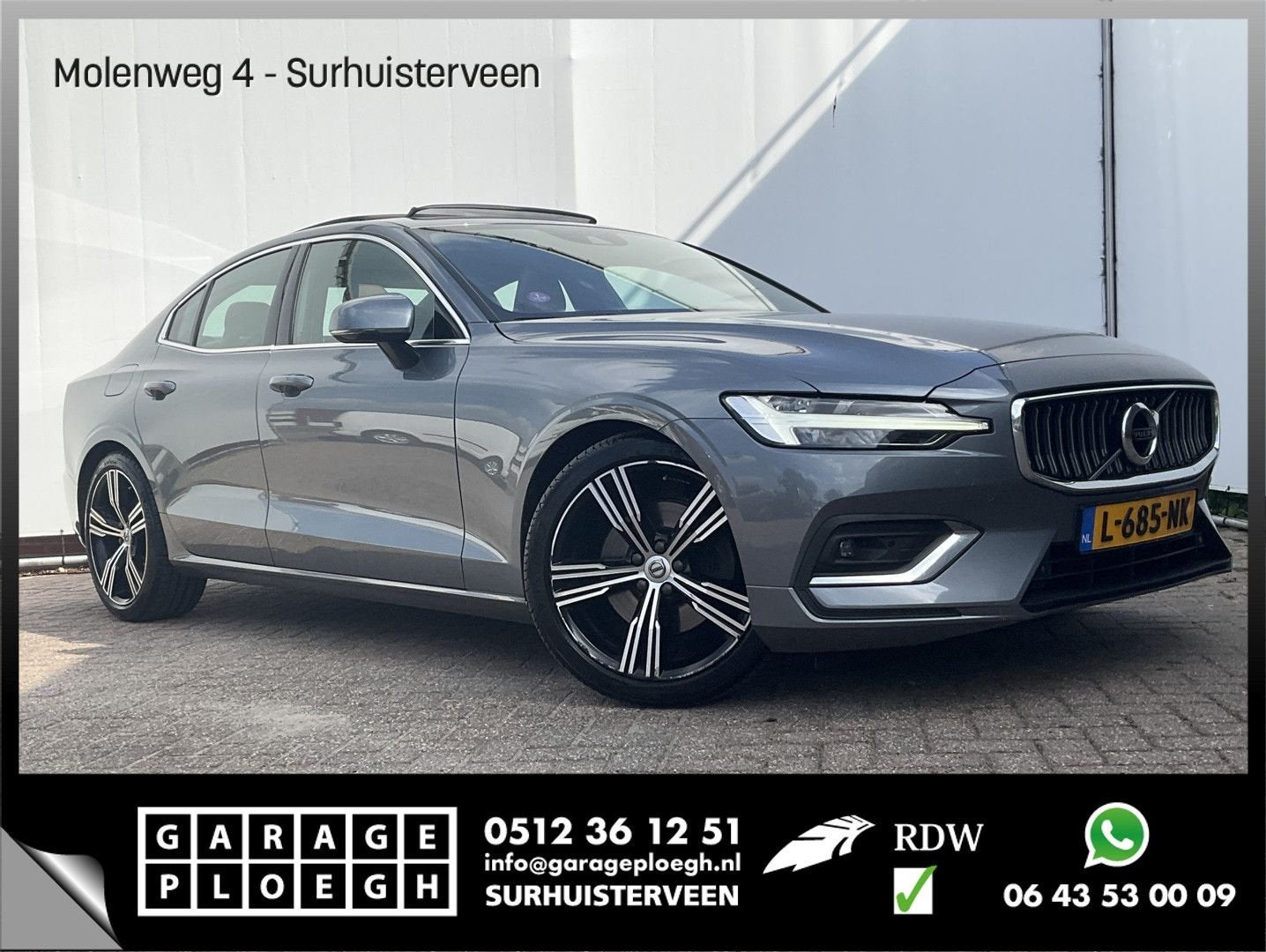 Volvo S60 2.0 B3 Inscription Pano Harman/Kardon Leer Stoel/S, Automaat, S60, Adaptive Cruise Control, Bedrijf