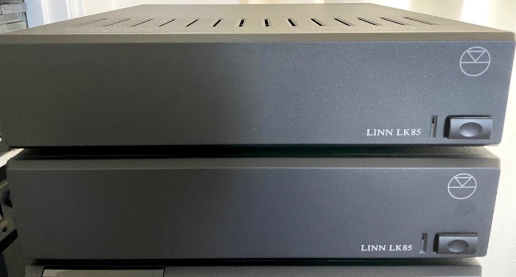 2 x Linn LK85 eindversterkers., Ophalen of Verzenden, Gebruikt, Overige merken