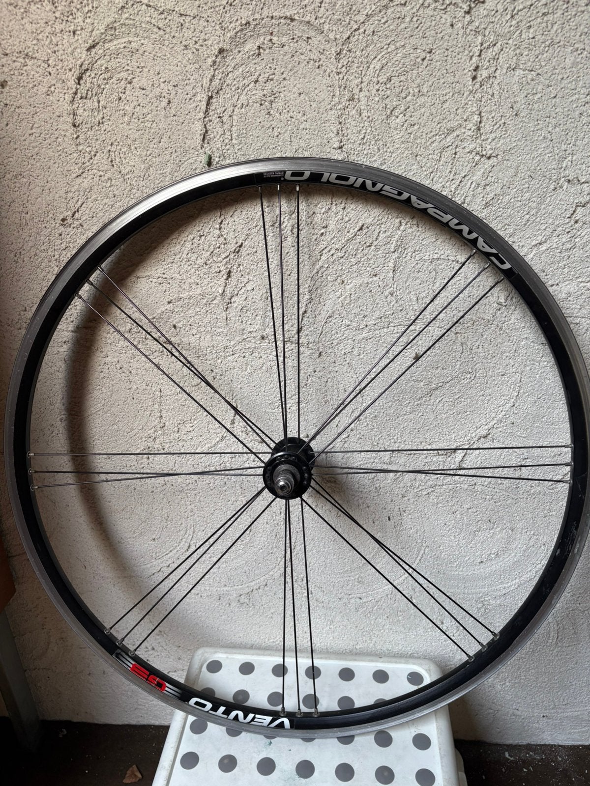 Campagnolo Vento G3 voorwiel – racefiets 700C / 28 inch, Fietsen en Brommers, Fietsonderdelen, Zo goed als nieuw, Aluminium, Racefiets