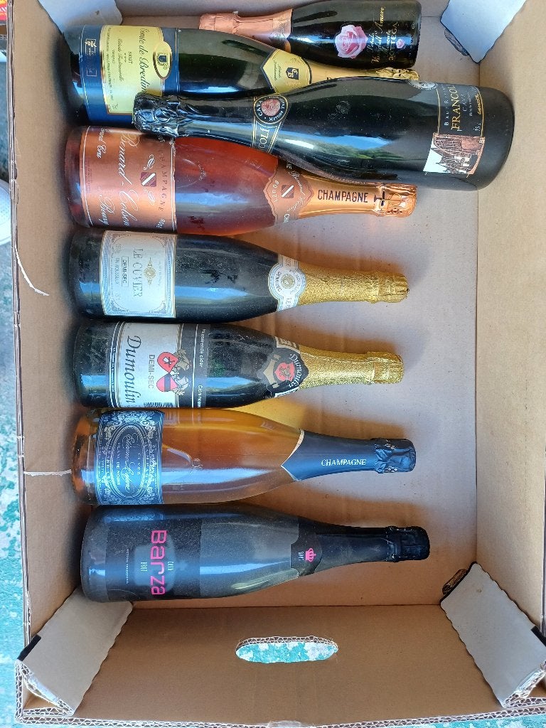 Champagne &cava &witte wijn &rode wijn &rosé wijn, Ophalen, Gebruikt, Frankrijk, Champagne