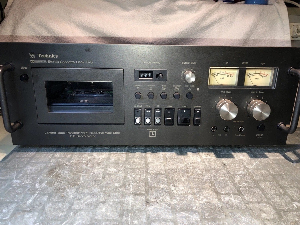 je cherche un lecteur technics rs 678 u, Enlèvement