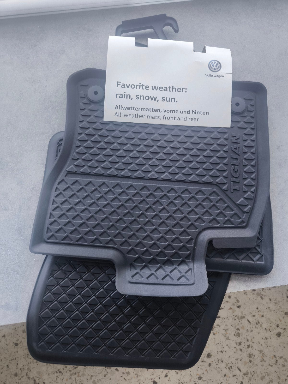 Originele VW Tiguan vloermatten, Ophalen