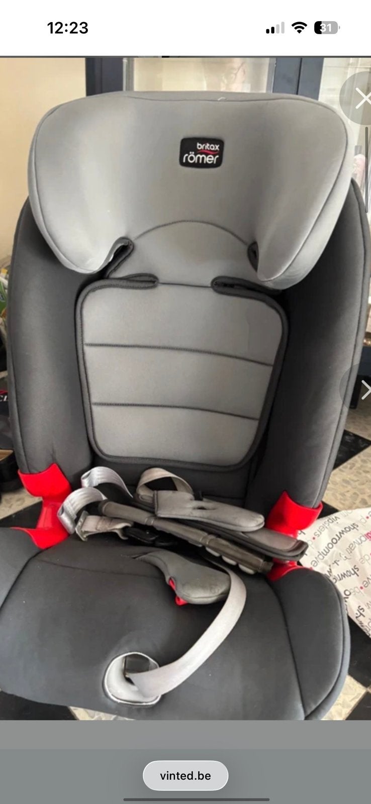 Britax Romer 123 evolva kinderzitje alleen verwijderbaar, Kinderen en Baby's, Ophalen, Zo goed als nieuw, Romer