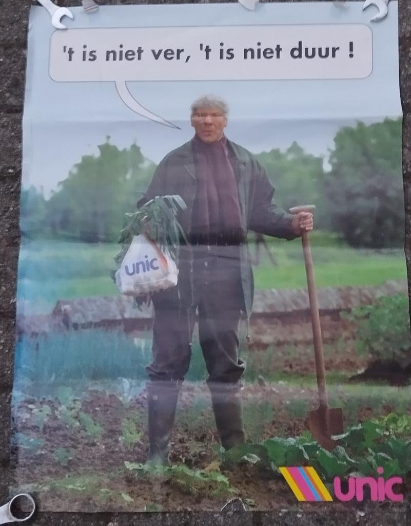 UNIC poster Kamiel Spiessens, Enlèvement ou Envoi