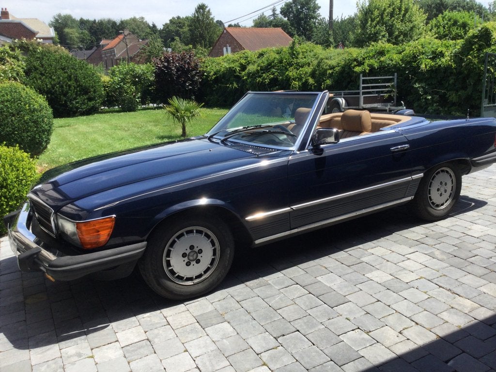 Mercedes -BENZ SL 380, Automaat, 4 zetels, Achterwielaandrijving, Beige