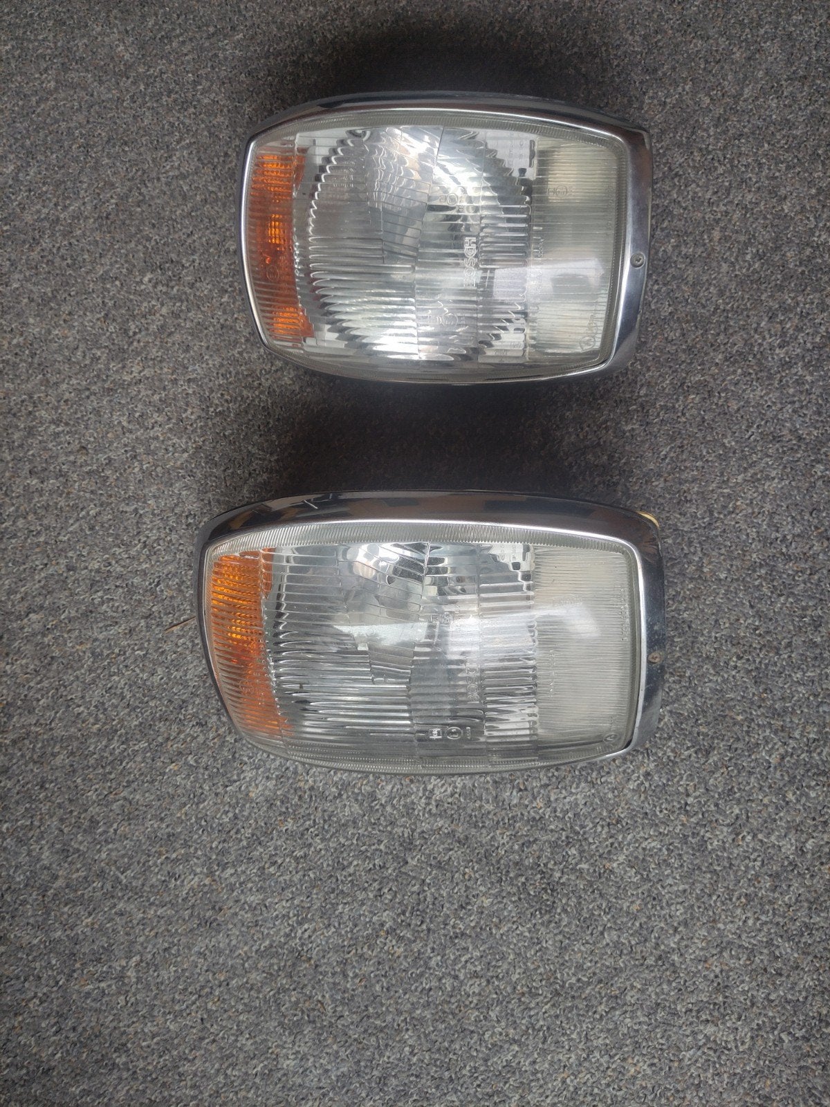 Paar complete koplampen Mercedes W114 W115, Auto-onderdelen, Ophalen