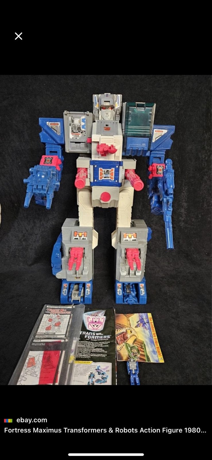 Je vent mon transformer maximus forteresse G1 complet, G1, Enlèvement ou Envoi, Comme neuf