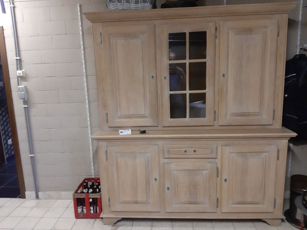 Landelijke eiken kast, Huis en Inrichting, Ophalen, Gebruikt, 200 cm of meer, 150 tot 200 cm