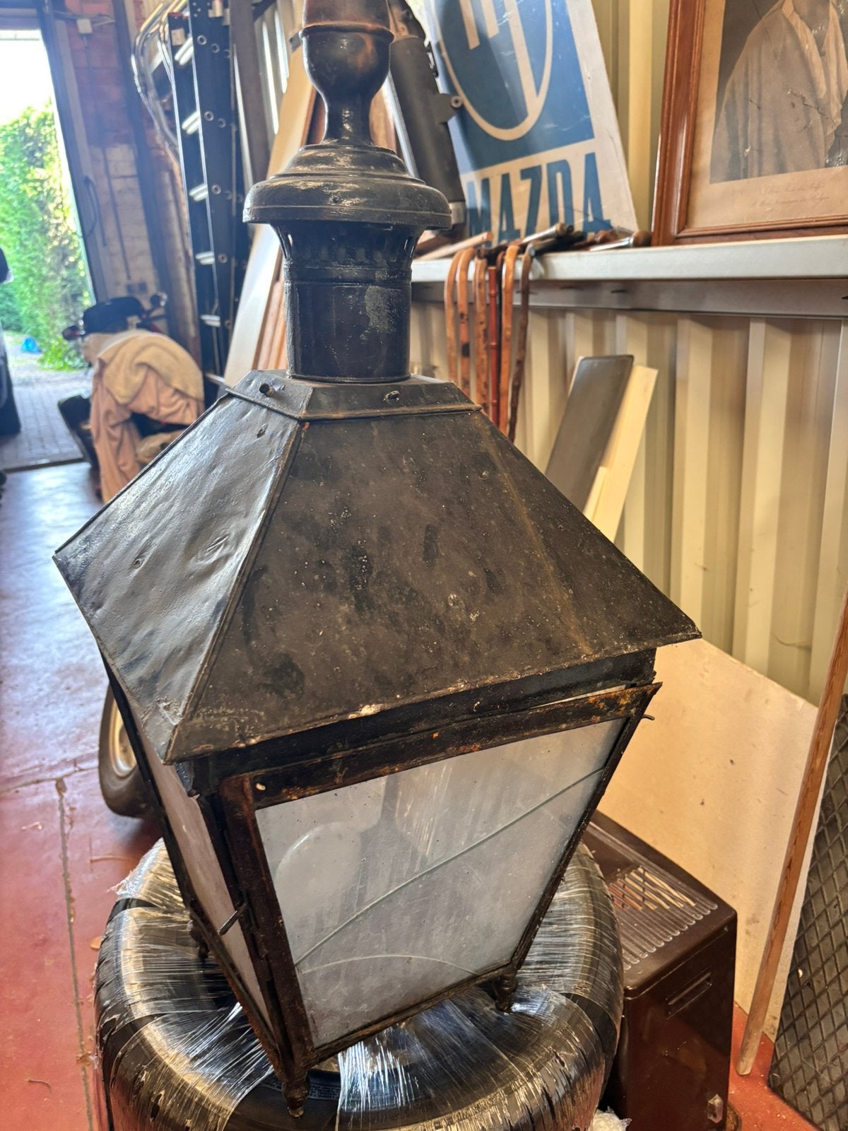 2 Straatlantaarn van rond 1880-1900., Ophalen, Koper