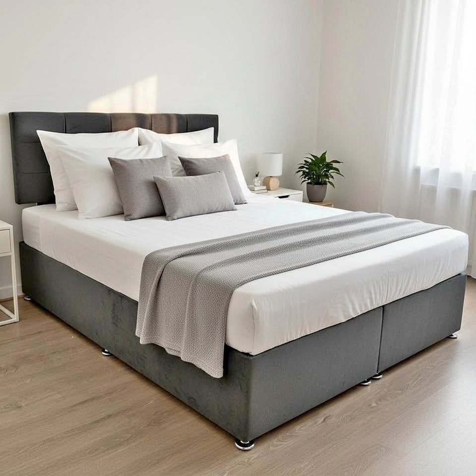 Lit et matelas disponibles, Envoi, Neuf, Deux personnes, Autres couleurs