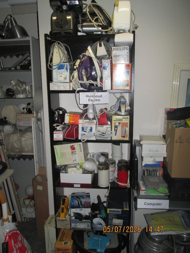 groot lot huishoud electro, Ophalen