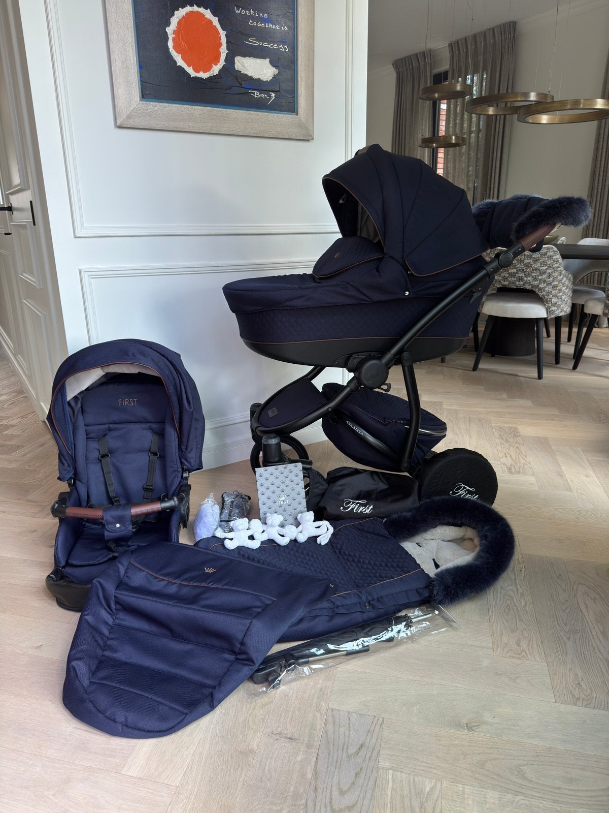 First kinderwagen en buggy Atlanta Classic Edition, Ophalen, Zo goed als nieuw, Kinderwagen, Overige merken