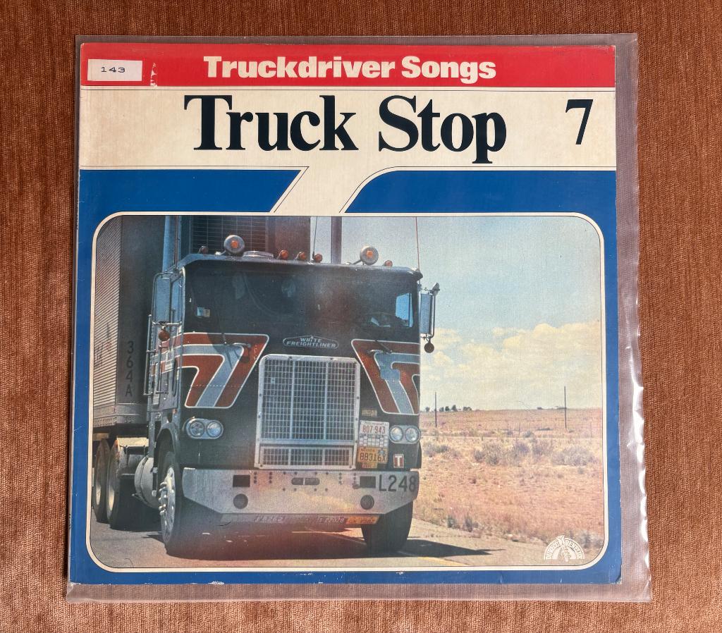 Truck Stop 7, Chansons de conducteurs de camions, 12 pouces, Compilation, 1980 - 1989, Comme neuf