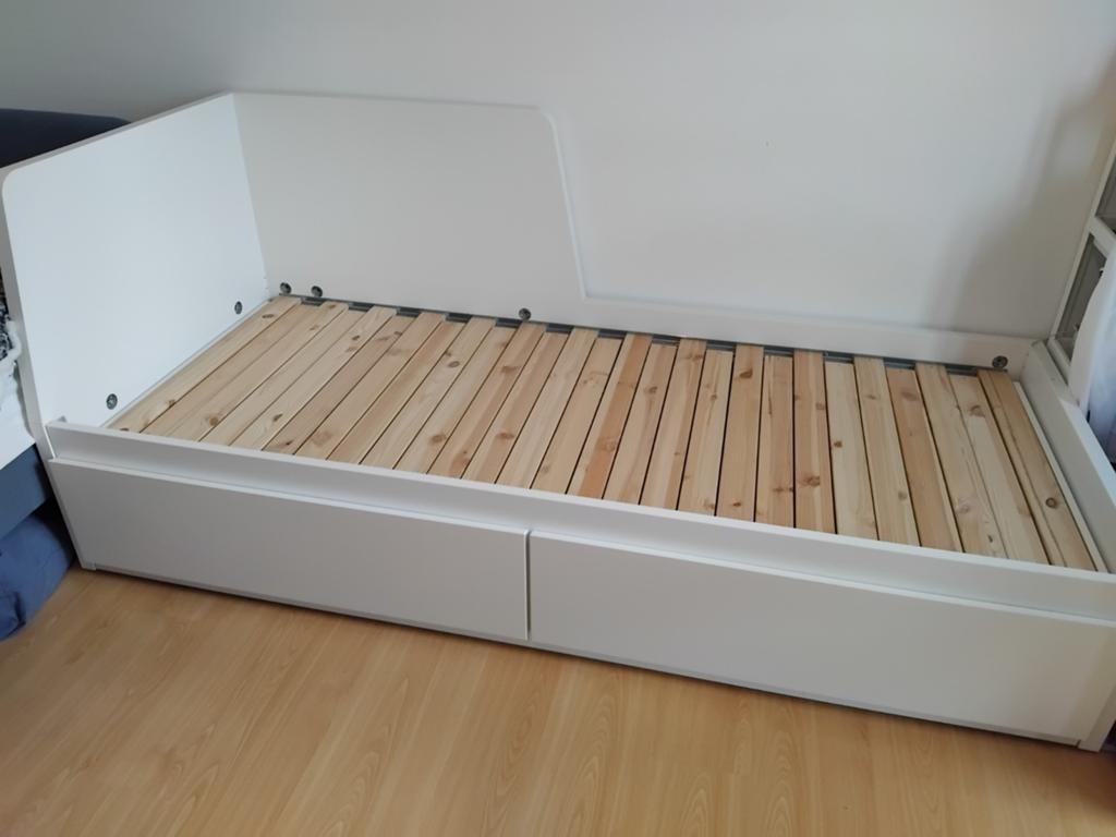Lit banquette avec 2 tiroirs, Enlèvement, 80 cm