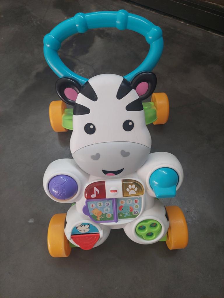 Fisher Price loopwagen, Ophalen