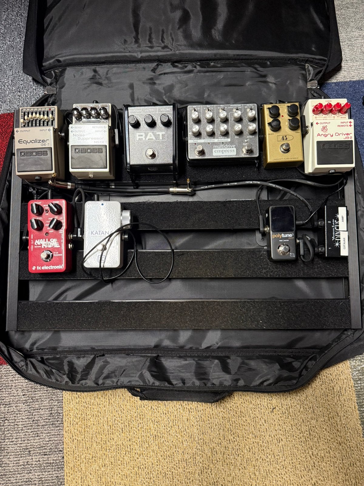 Volledig uitgerust pedalboard, Musique & Instruments, Effets, Enlèvement, Comme neuf