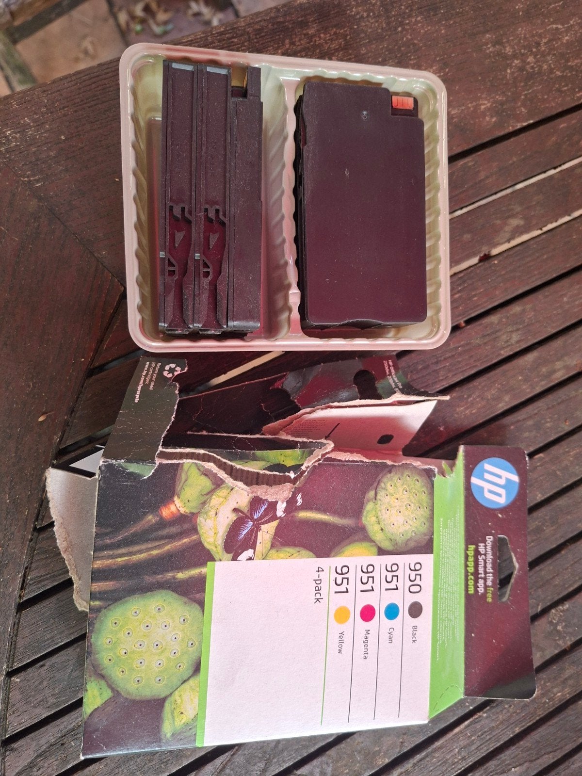 950 stuks zwarte inktcartridges/HP 951 Pak van 4 kaarten, Computers en Software, Ophalen of Verzenden, HP