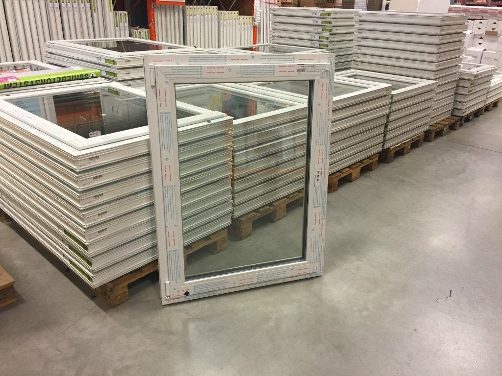 CHÂSSIS PVC DOUBLE VITRAGE – GRAND STOCK, Enlèvement, Neuf, Double vitrage