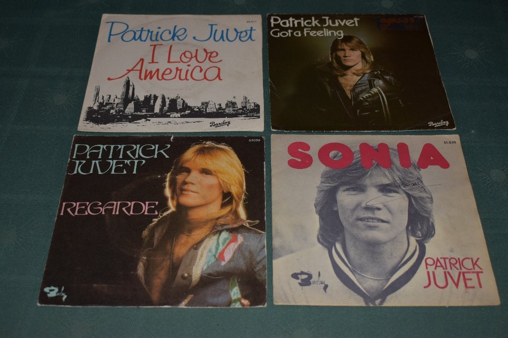 45t vinyls van de zwitserse zanger Patrick JUVET, Enlèvement ou Envoi, Comme neuf, Autres types