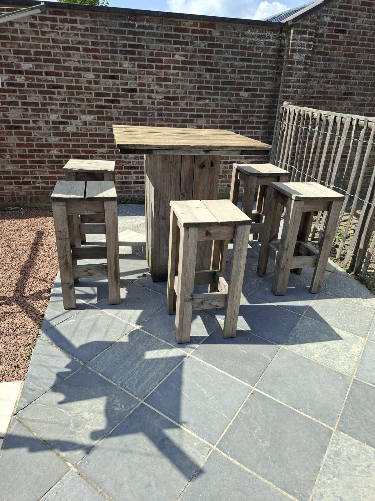tuinset, Ophalen, Gebruikt, 6 zitplaatsen, Tuinset