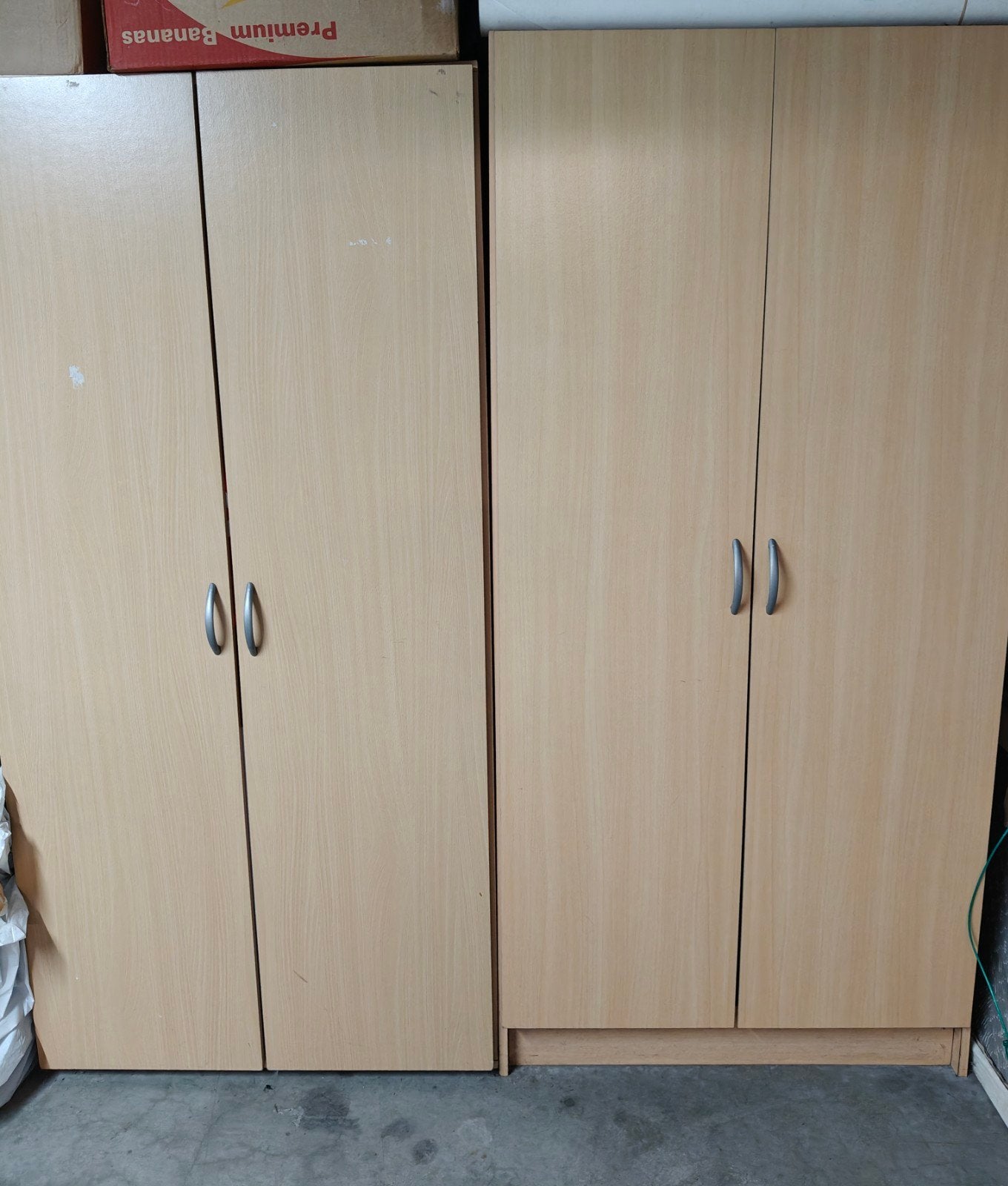 2 kasten voor berging/garage, Ophalen, Gebruikt