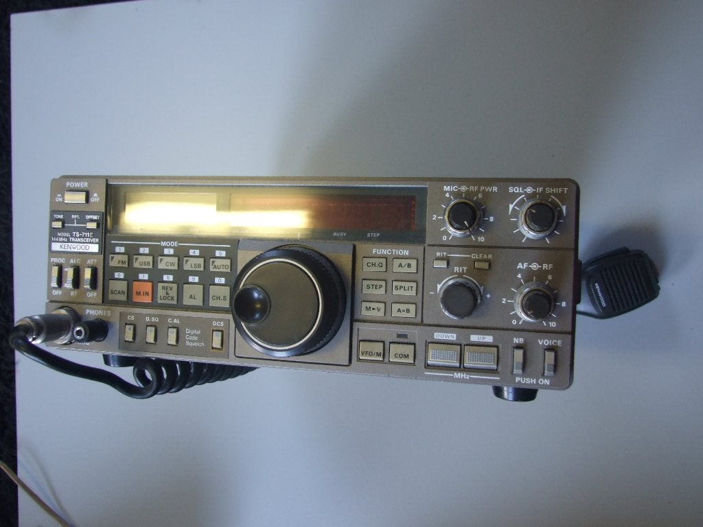 Kenwood TS711E 2 meter SSB, Telecommunicatie, Ophalen of Verzenden, Gebruikt