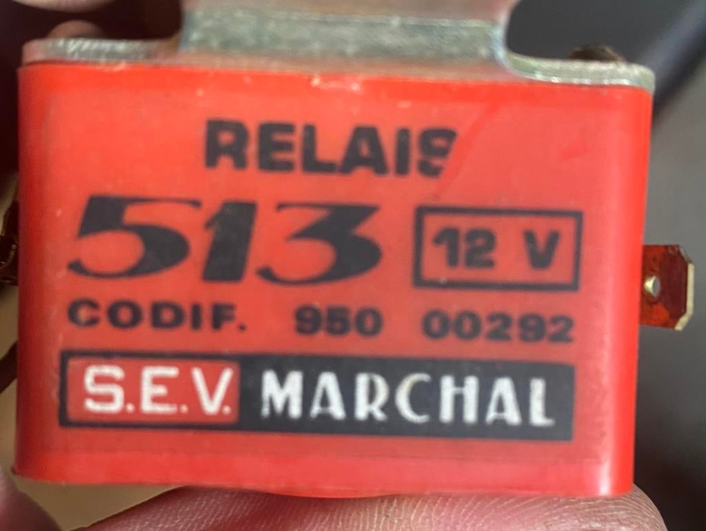 BLOC OPTIQUE S.E.V. MARCHAL, SEV MARCHAL, Enlèvement