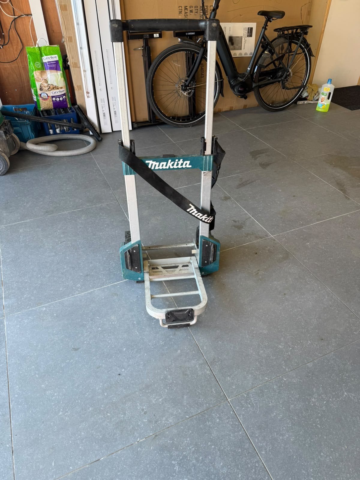 Makita Trolley voor Mbox opbergkoffers, Bricolage & Construction, Enlèvement, Utilisé, Chariot de transport