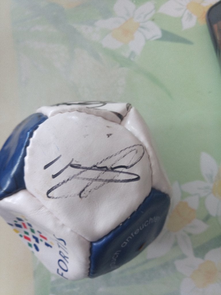 Voetbal et football, Sport en Fitness, Ophalen, Zo goed als nieuw, Bal