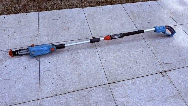 Verstelbare kettingzaag Gardena op accu, Ophalen, Gebruikt, 70 mm of meer, Kettingzaag